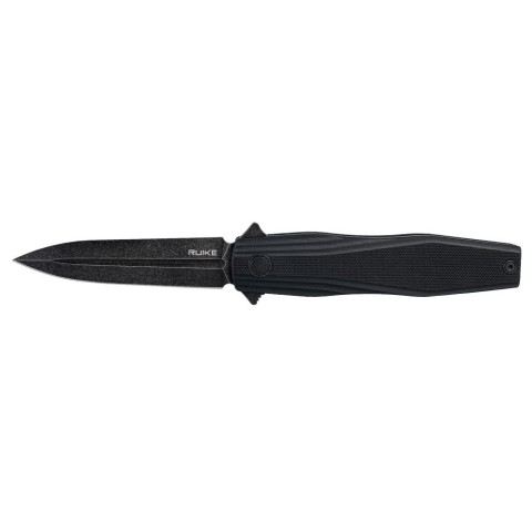 Ніж складаний туристичний Ruike P188-B, (9.1 см) D2 / G10 чорний