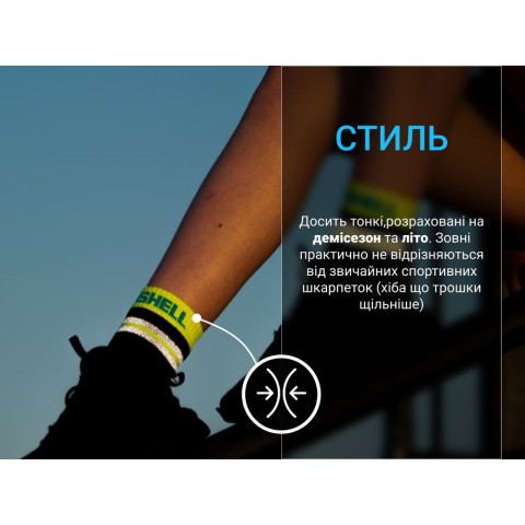 Шкарпетки водонепроникні Dexshell Pro visibility Cycling, р-р S (36-38), чорні