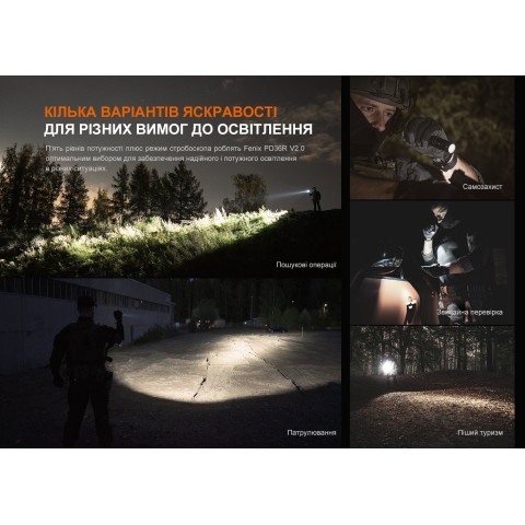Ліхтар ручний Fenix PD36R V2.0