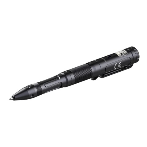 Тактическая ручка с фонариком Fenix T6 черная