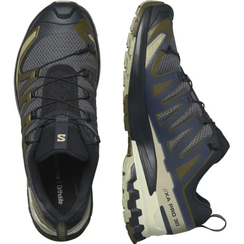 Кроссовки Salomon outdoor XA PRO 3D V9 7.5 India Ink/Olive Night/Aloe Wash