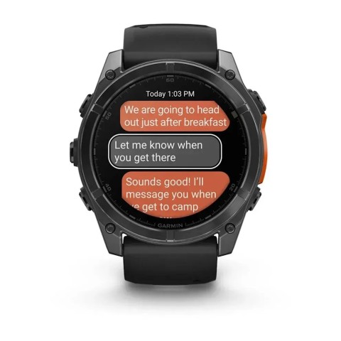 Garmin Fenix 8 AMOLED (51 мм) сланцево-серый/чёрный