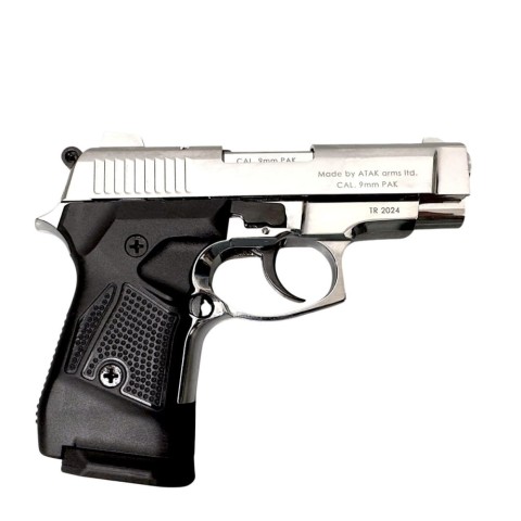 Стартовый пистолет Stalker 2914 UK Shiny Chrome Black Grips