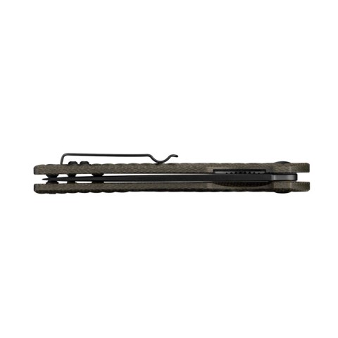 Ніж складаний туристичний Ruike P122-MB, (9.2 см) 14C28N / мікарта коричневий