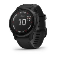 Смарт-часы Garmin fenix 6S Pro черные с черным ремешком