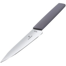 Нож кухонный универсальный Victorinox Swiss Modern Lavender, 15 см, лавандовый, блистер