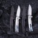 Ніж складаний туристичний Ruike P801-G, (8.6 см) 14C28N / G10 оливковий