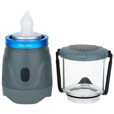 Ліхтар кемпінговий Olight Olantern Grey. Дві насадки в комплекті