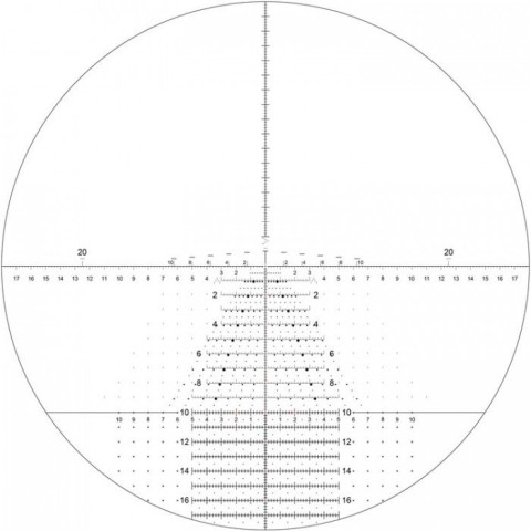 Приціл Nightforce NX8 2.5-20x50 F1 ZeroS СW-ILL. Сітка TReMoR3 з підсвічуванням