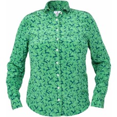 Блуза Habsburg 38 с оленями женская Green