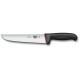Кухонний ніж Victorinox Fibrox Butcher лезо 20см з чорн-черв. ручкою Dual Grip