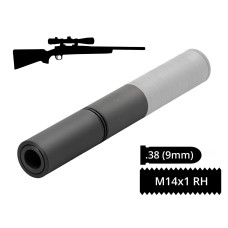 Інтегрована задня частина AFTactical L100 для глушників S44/S441 серії, .38 (9мм), 14x1 Rh