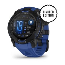 Смарт-годинник Garmin Instinct 3 (45 мм) AMOLED синя блискавка/чорний