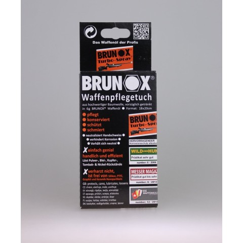 Промаслені серветки для очищення і змащення зброї Brunox Gun Care 5шт
