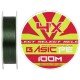 Шнур Select Basic PE Green 100m #0.6/0.10mm 10lb/4.8kg