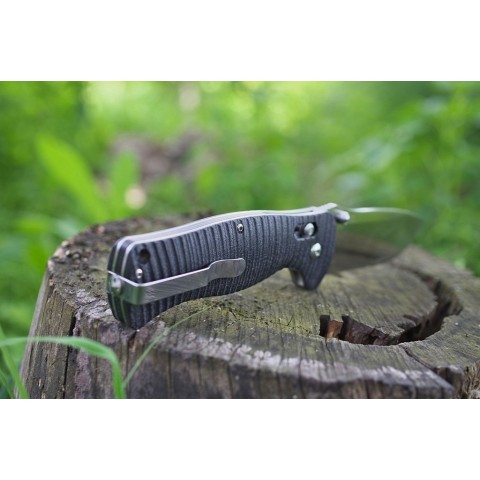 Ніж складаний туристичний Ganzo G720 (9 см) 440C / G10 зелений
