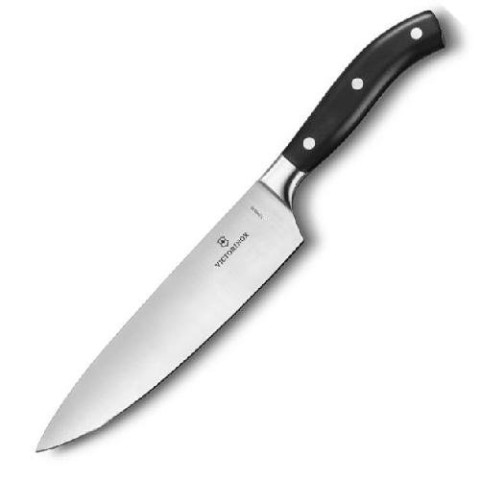 Кухонний ніж Victorinox Grand Maitre Chef's лезо 20см з чорн. ручкою у подар.упак.