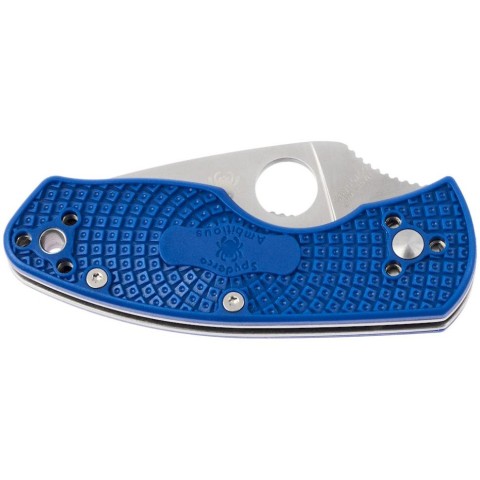 Ніж Spyderco Ambitious Lightweight S35VN blue (C148PBL)