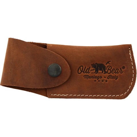Нож Old Bear Gift Box - Classic M, sheath in leather ц:walnut