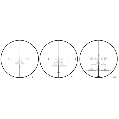 Прицел March FX Shorty, 1-10х24mm, 0.1MIL, DR-TR1FB, FFP, (illuminated)