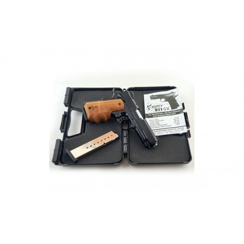 Стартовий пістолет Kuzey 911-SX#4 Black/Brown Wooden Grips