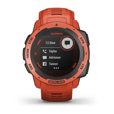 Смарт-годинник Garmin Instinct Solar Flame Red