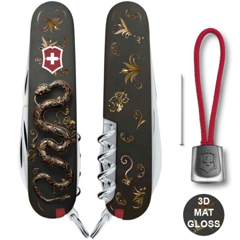 Ніж Victorinox Spartan Zodiac 3D 91мм,13функ ,Розкішна змія