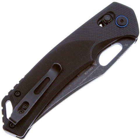 Нож SRM Retreiver 9201-GB, D2, G10, черный