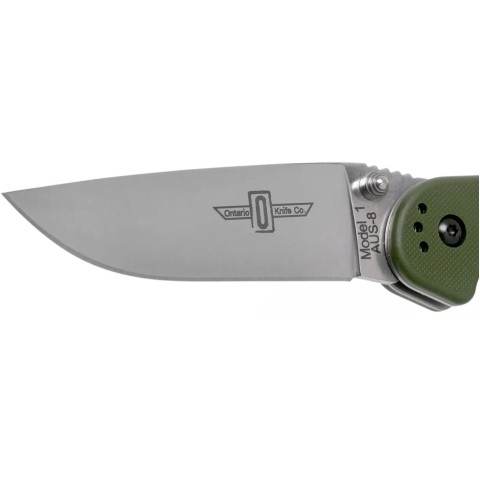 Нож Ontario Knife RAT I AUS-8 Foliage Green