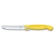 Кухонний ніж Victorinox SwissClassic Foldable Paring лезо 11см хвил. з жовт. ручкою (блістер)