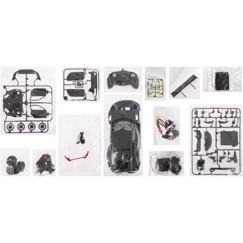 Машинка-конструктор Rastar Porsche 911 GT2 RS Clubsport 25 1:18. Сірий