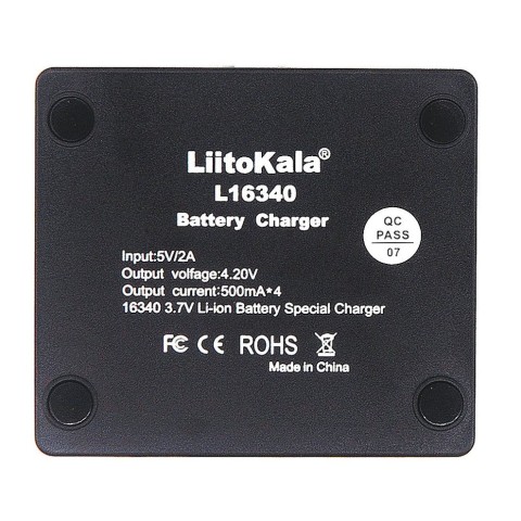 Універсальний  зарядний пристрій LiitoKala Lii-L16340 на 4 канали