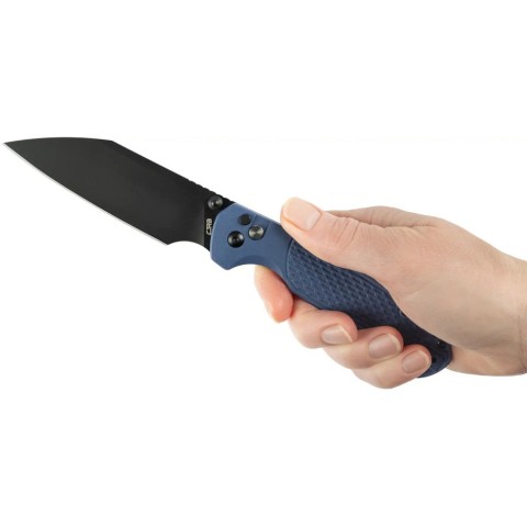 Ніж CJRB Pyrite-Light Black Blade, blue