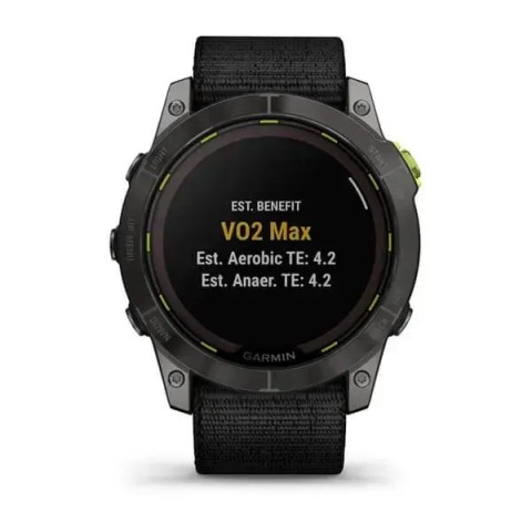 Смарт-часы Garmin Enduro 2 с черным нейлоновым ремешком