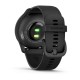 Смарт-часы Garmin vivomove Trend с грифельным стальным безелем, черными корпусом и ремешком