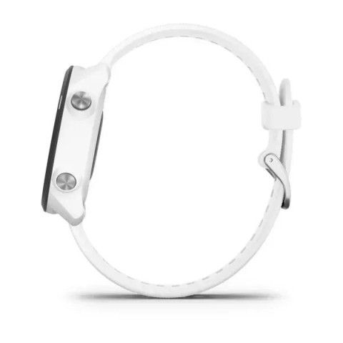 Смарт-годинник Garmin Forerunner 245 Music з білим ремінцем
