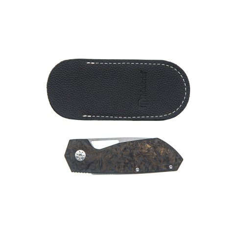 Ніж Maserin W1 Tungsteno, карбід вольфрама, fat carbon, чорно-золотистий