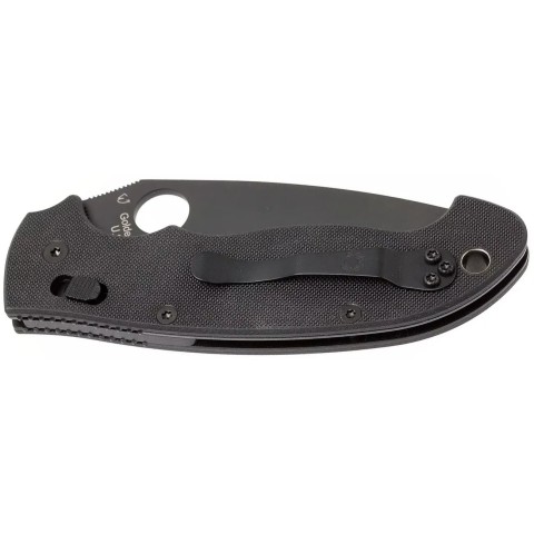 Нож Spyderco Manix 2 XL Black Blade