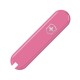 Накладка на ніж Victorinox 58мм pink передня з лого (Fa+)