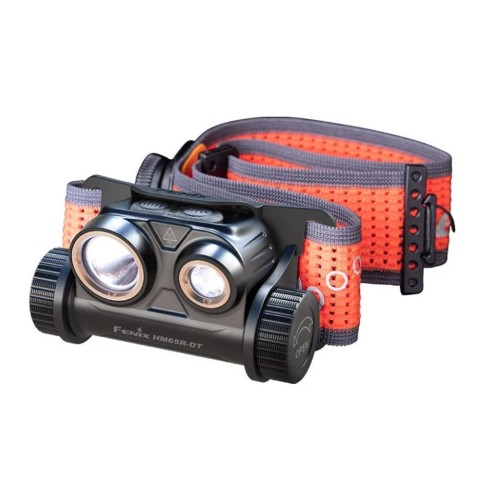 Ліхтар налобний чорний Fenix HM65R-DT