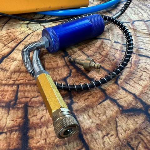 Пневматична гвинтівка (PCP) ZBROIA Хортица 450/220 (коричневий) з ОП  Б/У