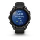Спортивний годинник Garmin Fenix 8 Amoled 47мм Sapphire Carbon Gray Titanium з сірим силіконовим ремінцем 010-02904-21