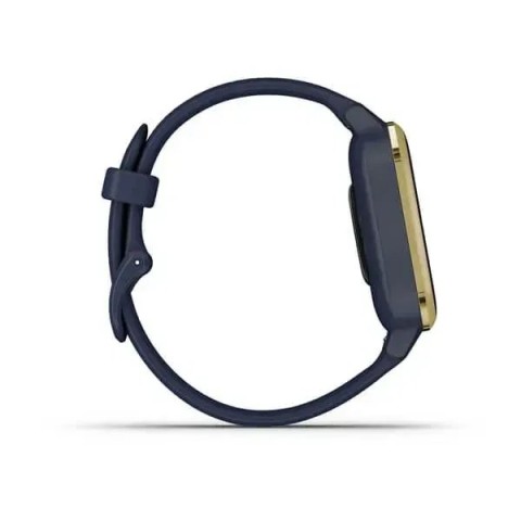 Смарт-часы Garmin Venu Sq Music Edition темно-синие со светло-золотистым безелем