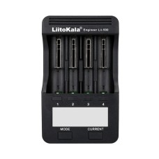 Зарядний пристрій Liitokala Lii-500, 4 канала, Ni-Mh/Li-ion, 220V/12V, Powerbank, Test, LCD, Box