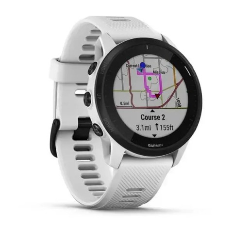 Смарт-годинник Garmin Forerunner 945 LTE з білим ремінцем