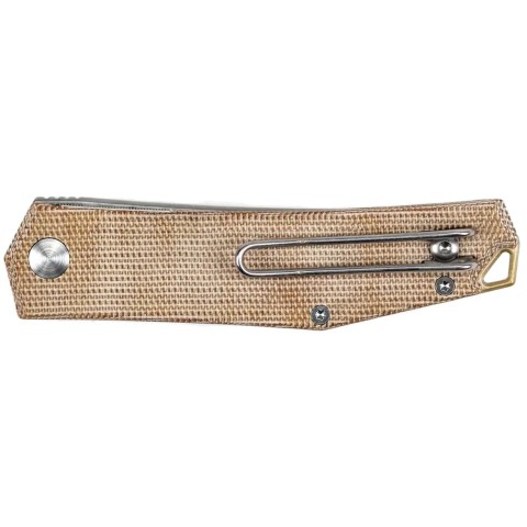 Нож GiantMouse ACE Clyde - Natural Canvas and Brass