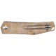 Нож GiantMouse ACE Clyde - Natural Canvas and Brass