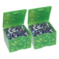 Коробка MTM для куль 3.4« x 3.4» x 2.5» (2шт) зелена