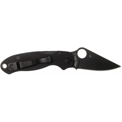 Нож Spyderco Para 3 Black Blade CPM S45VN G-10 Black