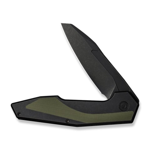 Ніж складаний туристичний Civivi Hypersonic, (9.4 см) 14C28N /  Steel & G10 чорно-зелений